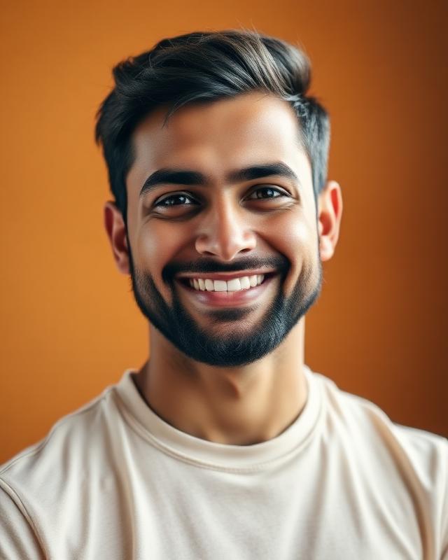 Smiling man from our global community